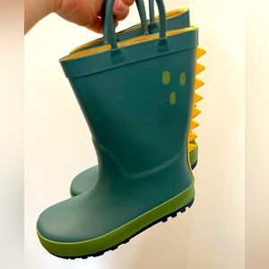COPY - Rain Boots 🥾 ☔️ boys size 11 Green/yellow
